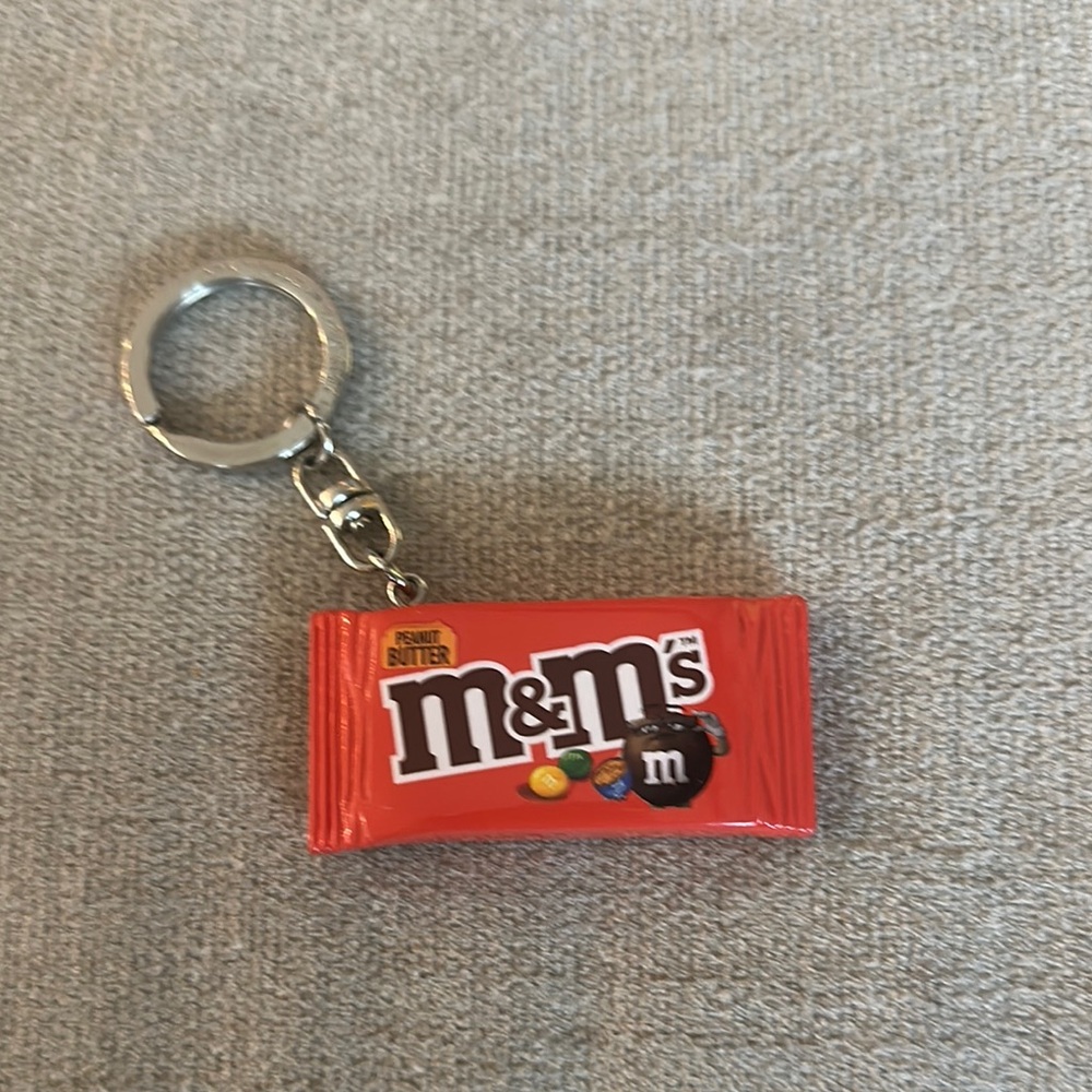 M&M'S Peanut Butter Red Keychain